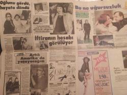 Hafta Sonu Haftalık Aktüalite Sinema Tiyatro Müzik ve Magazin Gazetesi - 9 Mart 1984 - Sayı:11 - Bülent Ersoy'un son çırpınışı... - Sabri Demirdöğen - Muzaffer Özpınar - Perihan Savaş Yeşilçam için zayıflıyor - Kaçak aktör Faruk Peker'i Münih'te yakaladık - Perihan Savaş - İbrahim Tatlıses - Görünmeyen adamın gözüyle - Emel Sayın, İngilizce'den köşeyi döndü - Bekir Çelenk'in ilk eşi, silahların gölgesinde gömüldü... - Kulak çınlaması beyin tümörünün ilk işaretidir - Muazzez Abacı, MDP'nin ağır topunu dava ediyor - Zavallı Tony Curtis - Şeytan tüylü sihirbaz... - Müzeyyen Senar - Safiye Ayla - Ajda Pekkan - Mahmut Kavran - Nihal Şeker - Eurovision'da çatlak sesler ve umut veren gençler - Orhan Gencebay centilmen erkektir - Kemal Sunal ''Biz salak değiliz'' diyor - Meral Tuna - Adnan Şenses - Semiha Yankı'nın kaderi kötü yazılmış - Hayriye Müren, oğlu Zeki Müren'i gördü hayata döndü - Zerrin Özer kararlı - Necla Nazır - Tülin Işık - Güler Arnaz - Selim Soydan - Tam Takım Gazete