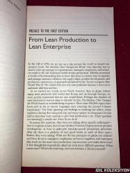 LEAN THINKING : BANISH WASTE AND CREATE WEALTH IN YOUR CORPORATION / JAMES P. WOMACK & DANİEL T. JONES / SİMON AND SCHUSTER / İNGİLİZCE KİTAP (YALIN DÜŞÜNCE: İSRAFLARI ORTADAN KALDIRIN VE ŞİRKETİNİZDE SERVET YARATMAK)