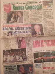 Hafta Sonu Extra Haftalık Aktüalite Sinema Tiyatro Müzik ve Magazin Gazetesi - 24 Temmuz 1992 - Sayı:30 - 2 yıldır sevişiyorlar - Adnan Kahveci - Alev Karaca - Füsun Kahveci - Hayrettin Karaca - Halit Çapın - Ali Naci Tuncer - Jak Kamhi - Seren Serengil - Murat Erdoğan - Uğur Dündar - Dilek Pamirtan - Dünya Dilek'i seyredecek - Gelin sizi uyutalım - Efe Özal'la az evcilik oynamadık - Hülya Işıl - Yaşar Alptekin - 2 yıldır sevişiyorlar - Feri Cansel'in hayatı film oluyor - Hülya Avşar - Mustafa Çağlar baltayı taşa vurdu - Tamer Taylan - Sibel Barış - Talat Bulut - Esin Afşar - Zeynep Uğur - Evlilik Köşesi - Gülay Önay - Muammer Sözübek - Dansöz Melike - Mustafa Sağlam - Mutlu Yuluğ - Julio İglesias seks perhizinde - Richard Gere - Kamuran Akkor - İbrahim Tatlıses - Derya Tuna - İdo Tatlıses - Spiker Rana oh ne ala! Rana Elik fotoğraf ve haberi - Tam Takım Gazete