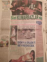 Hafta Sonu Extra Haftalık Aktüalite Sinema Tiyatro Müzik ve Magazin Gazetesi - 24 Temmuz 1992 - Sayı:30 - 2 yıldır sevişiyorlar - Adnan Kahveci - Alev Karaca - Füsun Kahveci - Hayrettin Karaca - Halit Çapın - Ali Naci Tuncer - Jak Kamhi - Seren Serengil - Murat Erdoğan - Uğur Dündar - Dilek Pamirtan - Dünya Dilek'i seyredecek - Gelin sizi uyutalım - Efe Özal'la az evcilik oynamadık - Hülya Işıl - Yaşar Alptekin - 2 yıldır sevişiyorlar - Feri Cansel'in hayatı film oluyor - Hülya Avşar - Mustafa Çağlar baltayı taşa vurdu - Tamer Taylan - Sibel Barış - Talat Bulut - Esin Afşar - Zeynep Uğur - Evlilik Köşesi - Gülay Önay - Muammer Sözübek - Dansöz Melike - Mustafa Sağlam - Mutlu Yuluğ - Julio İglesias seks perhizinde - Richard Gere - Kamuran Akkor - İbrahim Tatlıses - Derya Tuna - İdo Tatlıses - Spiker Rana oh ne ala! Rana Elik fotoğraf ve haberi - Tam Takım Gazete