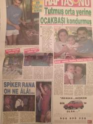 Hafta Sonu Extra Haftalık Aktüalite Sinema Tiyatro Müzik ve Magazin Gazetesi - 24 Temmuz 1992 - Sayı:30 - 2 yıldır sevişiyorlar - Adnan Kahveci - Alev Karaca - Füsun Kahveci - Hayrettin Karaca - Halit Çapın - Ali Naci Tuncer - Jak Kamhi - Seren Serengil - Murat Erdoğan - Uğur Dündar - Dilek Pamirtan - Dünya Dilek'i seyredecek - Gelin sizi uyutalım - Efe Özal'la az evcilik oynamadık - Hülya Işıl - Yaşar Alptekin - 2 yıldır sevişiyorlar - Feri Cansel'in hayatı film oluyor - Hülya Avşar - Mustafa Çağlar baltayı taşa vurdu - Tamer Taylan - Sibel Barış - Talat Bulut - Esin Afşar - Zeynep Uğur - Evlilik Köşesi - Gülay Önay - Muammer Sözübek - Dansöz Melike - Mustafa Sağlam - Mutlu Yuluğ - Julio İglesias seks perhizinde - Richard Gere - Kamuran Akkor - İbrahim Tatlıses - Derya Tuna - İdo Tatlıses - Spiker Rana oh ne ala! Rana Elik fotoğraf ve haberi - Tam Takım Gazete