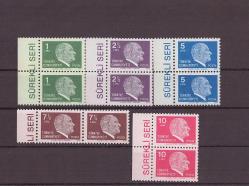 1979 Sürekli Posta Pulu Serisi 2'li Mnh lüks Tam Seri