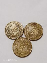 TÜRKİYE CUMHURİYETİ 100 LİRA 1989  ÇÇT