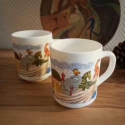 Antika - Fransız Arcopal Nuh'un Gemisi Opal Kupa - ADET - kitantik - kitaLog