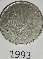 MACARİSTAN  1993  10  FORINT