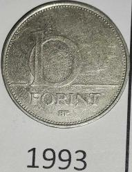 MACARİSTAN  1993  10  FORINT