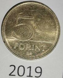 MACARİSTAN  2019   5  FORINT