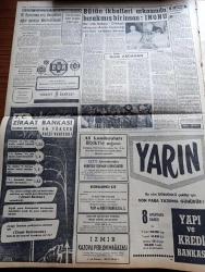 Vatan Gazetesi - 18 Eylül 1960 - Milli Birlik Komitesi ve Particilik Yazan Ahmet Emin Yalman Köşe Yazısı - Cemal Gürsel Kurucular Meclisine Taraftar - Adnan Menderes'e Yakınlığıyla Bilinen Suzan Sözen İfade Verdi - Fatin Rüştü Zorlu İle Mükerrem Sarol'un Ortaklığı Ortaya meydana Çıktı - Faik Nihad Subaşı Paris Basın Ataşe Muavini Oldu - Sovyet Başvekili Kruşçef Eisenhower İle Görüşecek Mi - Türkiye'de Doktorluk Sosyalleştirilecek Mi - Bütün İkballeri Arkasında Bırakmış Bir İnsan İsmet İnönü - Milli Korunma Suç Dosyaları Ağır Cezaya Devredilecek - Doktor Filiz Gençer Beynelmilel Kalp Kongresine Gitti - Suzan Sözen'in Hatıra Defterinden Adnan Menderes'in İsmet İnönü Kompleksi Vardı - 6 7 Eylül Ve Adnan Menderes - İki Resim Arasında 7 Farkı Bulun - Oktay Akbal Köşe Yazısı - İstanbul Ankara Radyosu Programı - Adnan Veli'den Fantezi - Çarşaf İçin Hükümet Tedbir Almayacak - Lise Mezunları Assubay Olacak - Cemal Gürsel'in Basın Toplantısı - Metin Oktay Yoktu Amma Galatasaray Yine Kazandı