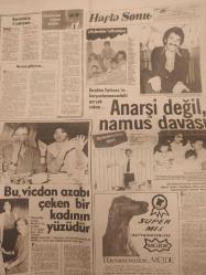 Hafta Sonu Haftalık Aktüalite Sinema Tiyatro Müzik ve Magazin Gazetesi - 6 Haziran 1980 - Sayı:24 - Müjde Ar'dan uzak durun - ''Pirimiz Zeki Müren'' - Talha Özmen - Erhan Tunay - İbrahim Tatlıses - Memduh Ün - Sevda Ün - Fatma Girik - Terlemekten korkmayın - Almanya'da gizlice buluştular - Emel Sayın - Selçuk Aslan - Nigar Uluerer - Taner Şener - Aynur Aydan - Meral Küçükerol - Kim, nerede, nasıl? - Emine Sılan - Gülderen Aktan - Zeynep Sezer - Robert Kennedy, kardeşinin sevgilisine göz koyuyor - Boney M. - Abba ve Şenay.... - İstanbul Festivali'nden Ajda Pekkan var - Nihal Köknar'dan genç kızlara öğütler - Güzide Kasacı - Aytaç Arman ''Yeşilçam, beni verem etti'' - Ayben Erman - Christine Keeler - Yüksel Uzel - Kate Mulgrew - Kamil Sönmez - Ayten Gökçer'den Marshall yardımı - Prenses Banı - Nezahat Bayram - Nil Burak - Mine Mutlu, çarpılmaya başladı - Türkan Şoray - Meliha Şoray - Nazan Şoray fotoğraf ve haberi - Tam Takım Gazete