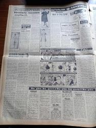 Vatan Gazetesi - 16 Ağustos 1958 - Yeni Ortadoğu Planı Yazanlar Ahmet Emin Yalman Köşe Yazısı - CHP'nin Cevabı Sert Olacak - İngiltere Yeni Kıbrıs Planını Tatbike Başladı - Eski Rus Başbakanı Nikolai Bulganin Sürüldü - Adnan Menderes Bakanlarla Görüştü - Kıbrıs Valisi Foot Doktor Fazıl Küçük ve Rauf Denktaş İle Görüştü - Takas Ve Kredili İthalat Kalkıyor - Türkiye Araplara Yardım Edecek - Kalpaklılar Samim Kocagöz'ün Romanı Yazı Dizisi - Büyükada Su Sıkıntısı Çekecek - Yakup Kadri Karaosmanoğlu Ve Bülent Ecevit İçin Takikat Açıldı - Oktay Akbal Köşe Yazısı - Emil Galip Sandalcı Köşe Yazısı - Denizcilik Bankası Heyeti Dün Londra'dan Yurda Döndü - Kalbimin Sahibi Yazan Nihal Yeğinobalı Yazı Dizisi - Burç Falı - Ev Kadın Moda - Avrupa Atletizm Şampiyonasının Hikayesi Yazan Cemal Saltık - Haftanın Maçı Fenerbahçe Karagümrük - 13 . İstanbul Enternasyonal Tenis Turnuvası - Öz Fatih Kulübü Kongresi - Türkiye Yüzme Birinciliği 4 Yeni Rekorlar Başladı - Rekor Kıran Yüzücü Semin Tengiz