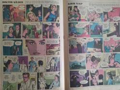 Pazar Haftalık Aktüalite Sinema Tiyatro Müzik ve Magazin Dergisi - 11 Eylül 1965 - Sayı:468 - Lena Von Martens - Genç Kız Kalbi ve Boncuk Çizgi Romanı - Sophia Loren - George Ardisson - Sinema Haberleri - Hülya Koçyiğit trafik kazasında can verdi - Tijen Par - Ahmet Mekin - Ayfer Koray - Tuncel Kurtiz - Cavit Yörüklü - Nusret İkbal - Filiz Akın ve Türker İnanoğlu'nun çocukları oldu - Gençliğe VEda - Yıldırım Gürses - Esin Gülsoy - Mine Soley - Avni Dilligil - Meral Sayın - Doktor Kilder ve Kırık Kalp çizgi romanları - Ebediyen Beraberiz fotoromanı - Hanımlar Sizin İçin - Zeynep Berk - Güzelliğiniz için her gün bir kaç dakika - Kadın ve pantolon - Aşk Rüyası romanı - Belgin Doruk ''Erkek'' oldu - Göklerdeki aşk - Son kuşlar - Hasbi Tembeler Çizgi Romanı - Bu haftaki yıldızınız fotoğraf ve haberi - Tam Takım Dergi