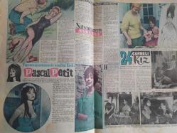 Pazar Haftalık Aktüalite Sinema Tiyatro Müzik ve Magazin Dergisi - 31 Temmuz 1960 - Sayı:201 - Şundan bundan - Bilmece bulmaca eğlence - Eski evliler - Kibar Hırsız ve Köstebek Hüsnü çizgi romanları - İngiltere'de cinayet işleyen Çingenelerin sayısı arttı - Jackie Wilson - Sevdiğiniz şarkılar - Yatak Odası - Otostopla devri alem - Dünyanın en büyük minyatürü Golf Kulübü  - Yaşanmış hikayeler - Tehlikeli Hamule - Genç Kız Kalbi ve Uçan Adam Çizgi Romanları - Son Moda Plaj Kıyafetleri - Kadınlarla BAşbaşa - Hayat Hilebazları - Silvananın Aşkları - Fransız sinemasında son dişi kedi: Pascal Petit - 24 Çehreli Kız - Honoluluda Aşk - Evlerin iç tezyinatı değişiyor - Singapurlu Dansöz - Marius'un köpeği - Arpacık - Yılın Ziyafeti - Piyale yiyen gol yemek makarna reklamı - Fıkraları ile Portreler - Kumsalda - Nüveyre Gültekin - Jean Simmons - Stewart Granger'den ayrılıyor - Çılgın Aşıklar - 40 yıllık erkek, Komple kadın oldu -  Yenilmez Yumruk Ben Bolt Çizgi Romanı - Tam Takım Dergi