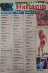 SABAH GAZETESİ-YENİ-TV GUİDE DERGİSİ-MODERN TV DERGİSİ-30 EKİM-5 KASIM-SAYI:41-1993-KAPAK-FOTOĞRAF-RÖPORTAJ-DAKIKASI DAKIKASINA TELEVIZYON PROGRAMLARI-HANGİ KANALDA HANGİ FİLMLER VAR-SİNEMA,MÜZİK ARKASI YARIN HABERLERI-EVCİLİK OYUNUNUN ÇINGIRAKLI ÇIĞIRTKANI-FÜSUN ÖNAL-SAVAŞ OTOBÜSÜ-DOKTOR CİVANIM-ANİ VURUŞ-SOKAKTAN GELEN KADIN-BANU ALKAN-GECEYARISI SAVAŞÇISI-DOKTOR CİVANIM-GRİNİN  TONLARI-BİZ AYRILAMAYIZ-GENÇ EISTEIN