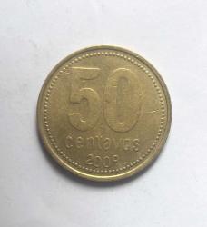 Arjantin 50 Centavos 2009