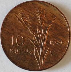 Türkiye Cumhuriyeti 1966 Yılı 10 Kuruş 7301