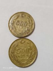TÜRKİYE CUMHURİYETİ 500 LİRA 1990 ÇT