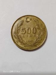 TÜRKİYE CUMHURİYETİ 500 LİRA 1990 ÇCT