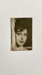 TÜRKAN ŞORAY, GAZETEDEN KESİLME FOTOĞRAFI, 5 x 3 cm EBADINDA