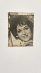 TÜRKAN ŞORAY, GAZETEDEN KESİLME FOTOĞRAFI, 5 x 3 cm EBADINDA