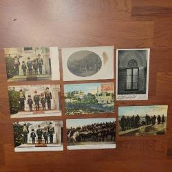 abdülhamit han şehzadeleri ve padişah foto kartları, cephe askerler..