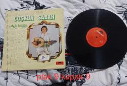 Coşkun Sabah aşk kitabı plak lp