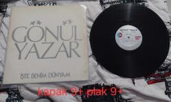 Gönül yazar işte benim dünyam lp plak
