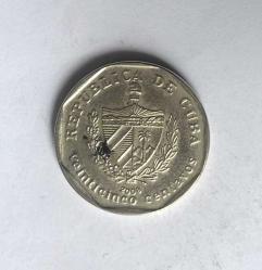 Küba 25 Centavos 2008