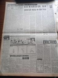 Vatan Gazetesi -  14 Temmuz 1958 - Lübnanlı Bir Bağdat Paktı Yazan Ahmet Emin Yalman Köşe Yazısı - İran Şahı Pakistan Cumhurbaşkanı Ve Irak Kralı Bugün İstanbul'a Geliyorlar - CHP Meclisi Dünkü Tebliğinde İktidara İtidal Tavsiye Etti - İsmet İnönü Faik Ahmet Barutçu ile Tokalaşıyor Fotoğraf - Kıbrıs'ta Dün 7 Türk Katledildi - Sivas Milletvekili Turhan Feyzioğlu Refah Edebiyatı İle Sıkıntı Yok Edilemez Dedi - Yirmi Öğrenci Barındıkları Pansiyondan Sokağa Atılıyor - Yandan Akıyor Yandan Adnan Veli'nin Yeni Romanı Yazı Dizisi - Taş Devri Çizen Mıstık - Çakaralmaz Hafiye Çizen Eflatun Nuri - Çekoslovakyadaki Film Festivaline Bu Yıl Katılıyoruz - Batık Dumlupınar Denizaltısı Ekim Ayına Kadar Çıkarılacak - Oktay Akbal Köşe Yazısı - Güzel Model Sylima'nın Şansı Açıldı - Kalbimin Sahibi Yazan Nihal Yeğinobalı Yazı Dizisi - Şu Ölüm Denilen Şey Yazan Frederic Dard Yazı Dizisi - İstanbul Ankara Radyosu Programı - Ankara Atletleri İstanbulu Mağlup Ettiler 127 114 - Nişantaşı Kulübü Kongresi