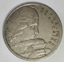 FRANSA 1955  100 FRANK