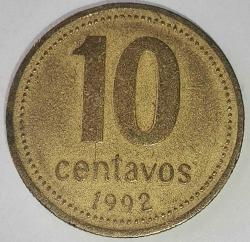 ARJANTİN 1992  10  CENTAVOS