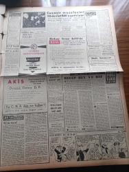 Vatan Gazetesi - 27 Haziran 1958 - Amerika'daki Son Rezaletten Alacağımız Dersler Yazan Ahmet Emin Yalman Köşe Yazısı - CHP Millet Meclisinin Toplanmasını İstiyor - Açan Kamarası Kıbrıs İşini Görüştü - Kıbrıs'ta Durum Yeniden Gerginleşti - Fatin Rüştü Zorlu Sovyet Büyükelçisi Nikita Rijov  İle Görüştü - Konya Ovasında İlk Mahsul İdrak Edildi - Yandan Akıyor Yandan Adnan Veli'nin Yeni Romanı - Tiyatro Şenliği Yazan Ahmet Kutsi Tecer - Ekmek Bozuk Çıkıyor - Ludwig Erhard Amerika'nın İktisadi Nabzına Bakıyor - Taş Devri Çizen Mıstık - İstanbul Üniversitesi Talebe Birliği Gençlik Tiyatrosunun Yurt İçi Gezileri - Cezayir Meselesini 28 Devlet Birleşmiş Milletler'e Getiriyor - Emil Galip Sandalcı Köşe Yazısı - Oktay Akbal Köşe Yazısı - Şu Ölüm Denilen Şey Yazan Frederic Dard Yazı Dizisi - Beşiktaş Ve Galatasaray Yarına Ve Pazar Gününe Hazır - Galatasaray Antrenörü Dick - Özcan Arkoç'un Transferi Nizami Ve Vicdanidir - Vefa Misilleme Yaparak Lefter Küçükandonyadis'i İstiyor - Halil Özyazıcı