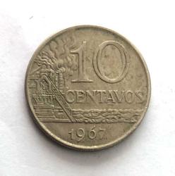 Brezilya 10 Centavos 1967