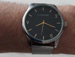 ÇİN CUMHURİYETİ CHOPPERS MARKA ORİJİNAL PİLLİ  MUHTEŞEM AYARLANABİLİR HASIR KORDONLU KOL SAATİ AKTİF-BAKIMLI C1HHH2