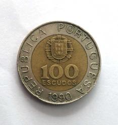 Portekiz 100 Escudos 1990