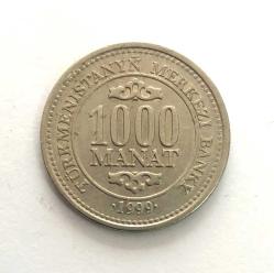 Türkmenistan 1000 Manat 1999 Türkmenbaşı Portreli