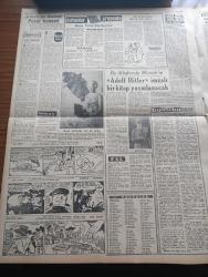 Vatan Gazetesi - 1 Mart 1961 - Başbakan Yardımcısı Muharrem İhsan Kızıloğlu İstifa Etti - Eski Vergiler Tecil Ediliyor - 14 Kişi Dün Örfi İdare Mahkemesine Verildi - Adnan Menderes Bir Polisin Kulağını Parçalamış - 555 K Olayı - Alp Kuran Seçim Komisyonundan İstifa Etti -14'lerden Şefik Soyyüce'nin Orduya Dönmesi Kabul Edildi - Aziz Nesin'in Romanı Kağnı Gölgesindeki Yazı Dizisi - Kira Ve Milli Korunma Kanunu Yazan İbrahim Çehreli - Hasan Ali Yücel Yazan Emil Galip Sandalcı - Oktay Akbal Köşe Yazısı - Amerikalı Müslüman Zenciler Irk Ayrılığına Taraftar - Bu İlkbahar Münich'te Adolf Hitler İmzalı Bir Kitap Yayınlanacak - Timsah Derisinden Yeni Bir Çanta - Asrın Davası Yassıada Duruşmaları - Fenerbahçe Hırslı Gençlerbirliği Azimli - Federasyon Kupası Basketbol Maçları 3 Şehirde Başlıyor - Şevket Taşlıcanın Ölüm Yıl dönümünde - Eşref Yalçıner'in Sorgusu - Spor Toto Neticeleri - Mehmet Akın Ve Vatan Cephesi - 1. Şube müdürü Niyazi Bicioğlu