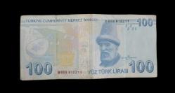 HATALI BASIM 100 TL 9.EMİSYON 2.TERTİP HATALI YERİ İŞARETLENMİŞTİR