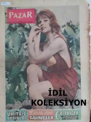 Pazar Haftalık Aktüalite Sinema Tiyatro Müzik ve Magazin Dergisi - 15 Ekim 1961 - Sayı:264 - Kadınlar Pansiyonu Çizgi Romanı - Şundan bundan - Falınız - Sorun Söyliyelim - Kibar Hırsız çizgi romanı - Yaşasın kılıbıklar partisi - Hitler Hollywood'ta - Ev işleri ve güzellik - Garip ama gerçek - Basın Toplantısı - Pazar fantazisi - Yalçın kaya - Yenilmez Yumruk Ben Bolt çizgi romanı - Kaçak Seyahat - Göle inen patika - Müzik Kulübü - Fecri Ebcioğlu - Diana Trask - Tesdüfün meşhur ettiği isim - Müzik bilmecesi - Hikaye - Gina Lollobrigida - Ümitsiz Yarınlar - Nur Erim - Tahrik edici sahneler - Asrın Matadoru - Şeytanın Elçisi - Maurice Limat - Bir haftada iki kilo verebilirsiniz - Zeynep Berk - Callas'ın annesi de sahnede - Çıkmazdaki Gençlik - Altın Keseleri - Çin oyunu - Erle Stanley Gardner - Genç Kız Kalbi ve Uçan Adam çizgi romanı - Ümitsiz yarınlar - Kaçak seyahat - Yaşasın Kılıbıklar Partisi - Perde Arkası - Üç Büyükler - Ne var ne yok fotoğraf ve haberi - Tam Takım Dergi