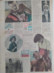 Pazar Haftalık Aktüalite Sinema Tiyatro Müzik ve Magazin Dergisi - 15 Ekim 1961 - Sayı:264 - Kadınlar Pansiyonu Çizgi Romanı - Şundan bundan - Falınız - Sorun Söyliyelim - Kibar Hırsız çizgi romanı - Yaşasın kılıbıklar partisi - Hitler Hollywood'ta - Ev işleri ve güzellik - Garip ama gerçek - Basın Toplantısı - Pazar fantazisi - Yalçın kaya - Yenilmez Yumruk Ben Bolt çizgi romanı - Kaçak Seyahat - Göle inen patika - Müzik Kulübü - Fecri Ebcioğlu - Diana Trask - Tesdüfün meşhur ettiği isim - Müzik bilmecesi - Hikaye - Gina Lollobrigida - Ümitsiz Yarınlar - Nur Erim - Tahrik edici sahneler - Asrın Matadoru - Şeytanın Elçisi - Maurice Limat - Bir haftada iki kilo verebilirsiniz - Zeynep Berk - Callas'ın annesi de sahnede - Çıkmazdaki Gençlik - Altın Keseleri - Çin oyunu - Erle Stanley Gardner - Genç Kız Kalbi ve Uçan Adam çizgi romanı - Ümitsiz yarınlar - Kaçak seyahat - Yaşasın Kılıbıklar Partisi - Perde Arkası - Üç Büyükler - Ne var ne yok fotoğraf ve haberi - Tam Takım Dergi