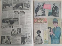 Pazar Haftalık Aktüalite Sinema Tiyatro Müzik ve Magazin Dergisi - 15 Ekim 1961 - Sayı:264 - Kadınlar Pansiyonu Çizgi Romanı - Şundan bundan - Falınız - Sorun Söyliyelim - Kibar Hırsız çizgi romanı - Yaşasın kılıbıklar partisi - Hitler Hollywood'ta - Ev işleri ve güzellik - Garip ama gerçek - Basın Toplantısı - Pazar fantazisi - Yalçın kaya - Yenilmez Yumruk Ben Bolt çizgi romanı - Kaçak Seyahat - Göle inen patika - Müzik Kulübü - Fecri Ebcioğlu - Diana Trask - Tesdüfün meşhur ettiği isim - Müzik bilmecesi - Hikaye - Gina Lollobrigida - Ümitsiz Yarınlar - Nur Erim - Tahrik edici sahneler - Asrın Matadoru - Şeytanın Elçisi - Maurice Limat - Bir haftada iki kilo verebilirsiniz - Zeynep Berk - Callas'ın annesi de sahnede - Çıkmazdaki Gençlik - Altın Keseleri - Çin oyunu - Erle Stanley Gardner - Genç Kız Kalbi ve Uçan Adam çizgi romanı - Ümitsiz yarınlar - Kaçak seyahat - Yaşasın Kılıbıklar Partisi - Perde Arkası - Üç Büyükler - Ne var ne yok fotoğraf ve haberi - Tam Takım Dergi