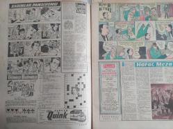 Pazar Haftalık Aktüalite Sinema Tiyatro Müzik ve Magazin Dergisi - 26 Şubat 1961 - Sayı:231 - Kadınlar Pansiyonu ve Kibar Hırsız çizgi romanı - Şundan bundan - Bilmece Bulmaca - Haraç Mezat - Aşk Çağrısı - Almanya İşleri - Yıldız olabilir misiniz - Mansfiekd Şişeleri - Müzik Kulübü - Fecri Ebcioğlu - Ne var ne yok - Estetik Ameliyatlar - Yeni Madamın yeni çizgileri - Yıldızlar yalan söylemez - Hawaka çizgi romanı - Define Adası - Boncuk, Vakvaka Kardeş, Miki Fare ve Tilki Amca ile Tavşan Kardeş çizgi romanı - Sevgili Süpürge - Aptal Keçi - Buffalo Bill çizgi romanı - Sevgili Süpürge - Aslanlar resim yapamaz - Mesut Prens - Mühim Olan Sayı Değil - Aydınlanan Hakikat - İlk aşkım - Vivi Bach - Beyaz Perde - Çılgın Aşıklar - Cecil saint laurent - Parlıyan Julie London - Yenilmez Yumruk Ben Bolt çizgi romanı - Arzu Toprağı - Beyaz perdede ne var ne yok - Bu haftaki falınız - Orhan Günşiray - Göksel Arsoy - Ayhan Işık - Muhterem Nur - Belgin Doruk - Leyla Sayar - Tam Takım Dergi