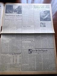 Vatan Gazetesi - 24 Ağustos 1953 - Hastalığımızın İlacı Yazan Ahmet Emin Yalman Köşe Yazısı - Bakanlar Ankara'ya Çağrıldılar - Acıbadem Demokrat Parti Ocağı Dün Açıldı - Sovyetler'le Doğu Almanya Arasında Protokol İmzalandı - Şah Devlet Hazinesinin Boş Olduğunu Söyledi - Japonya Karnaval Kraliçesi Miss Higgins Kamakura - Mau Mau'lar Teslim Olmaya Davet Edilecekler - Bir Dağın Ardı Yazan Muzaffer Hacıhasanoğlu Yazı Dizisi - Türkiye İş Bankası Çarşamba Günü 30 Yaşına Basıyor - Fotoğraflarla Haberler - Hoş Memo Karikatür - Mekke'de 105 Hacı Namzedi Öldü - Afrika'da 4 Ay Yazan Tunç Yalman Yazı Dizisi - İstanbul Kapılarında Fethin Büyük Tarihi Romanı Yazan Feridun Fazıl Tülbentçi Yazı Dizisi - Times Gazetesinin Seyyar Matbaası - Yunanlı Armatör Onasis - Yeni Bir Gün Doğacak Yazan Emmanuel Robles Yazı Dizisi - Ordu Atı Müsabakaları Dünkü Yarışmalarla Sona Erdi- Atletizmde İstanbul Etnikos'u Yendi - Fenerbahçe'nin Antrenman Maçı - Beyoğluspor Taksim Karşılaşması - Karakucak Güreşleri Sonlandı