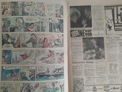 Pazar Haftalık Aktüalite Sinema Tiyatro Müzik ve Magazin Dergisi - 10 Eylül 1961- Sayı:259 - Kadınlar Pansiyonu çizgi romanı - Şundan bundan - Kibar Hırsız çizgi romanı - Susun Yahu Geliyoor - Taçlı Milyarder Evleniyor - Çıkmazdaki gençlik - Hilderondlın Ölümü - Mesut Olmak - Sahne aşkı çizgi romanı - Ne var ne yok - Müzik Kulübü - Fecri Ebcioğlu - Sonbahar Kış Modelleri - Zeynep Berk - Uaz doğu güzelleri - O şarkı - Lady Catterley'in aşığı - Fabiola'nın hakiki balayı - Çin oyunu - Biliyor musunuz? - Şeytanın Elçisi - Maurice Limat - Yenilmez yumruk ben bolt çizgi romanı - Güllerle gelen hediye - Eva Bartok - Mizah Köşesi - Genç Kız Kalbi ve Uçan Adam çizgi romanı - Beyaz perdede ne var ne yok - Hildebrandt'ın Mektubu - Susun yahu geliyor - Suzan Avcı - Tiyatro haberleri - Gazanfer Özcan - Leyla Sayar - Perde sahne fotoğraf ve haberi - Tam Takım Dergi