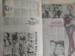 Pazar Haftalık Aktüalite Sinema Tiyatro Müzik ve Magazin Dergisi - 9 Nisan 1961 - Sayı:237 - Kadınlar Pansiyonu ve Kibar Hırsız çizgi romanı - Şundan bundan - Bilmece bulmaca - Ahbap, bırak şakayı! - Kralın oğlu oldu - Kay Gable - Başkaca Bir İş - Zeynep Berk - Müzik Kulübü - Fecri Ebcioğlu - İstanbul'da 20 şarkı - Garip bir tazminat - Hanımlarla başbaşa - Zeynep BErk - 1961 Modasından - Kızımın rakibi idi - Gül ile Güllü - Hawaka çizgi romanı - Boncuk, Vakvaka Kardeş, Tilki Amca ile Tavşan Kardeş ve Miki Fare çizgi romanı - Kim Yaptı? - Define Adası - Buffalo Bill Çizgi Romanı - Marilyn Monroe binlerce aşk mektubu arasında yine yapayalnız - İki orduda döğüştüm - Modern Don Juan - Beyaz Perde - Çılgın Aşıklar - Cecil Saint Laurent - Yenilmez yumruk Ben Bolt çizgi romanı - İkinci Aşk - Arzu Toprağı - Beyaz perdede ne var ne yok - Genç Kız Kalbi - Uçan Adam Çizgi Romanı - Marie Stuart - Güzel Bir Ten - Göksel Arsoy - Muhterem Nur - Mualla Kaynak - Türkan Şoray - Tam Takım Dergi