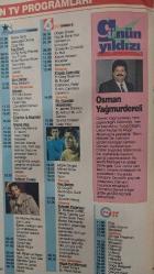 SABAH GAZETESİ-YENİ-TV GUİDE DERGİSİ-MODERN TV DERGİSİ-7 MAYIS-13 MAYIS-SAYI:68-1994-KAPAK-FOTOĞRAF-RÖPORTAJ-HAFTANIN FİLMLERİ-FİLM REHBERİ-ZÜMRA AYCAN-TÜRK HAFİF MÜZİĞİ-TATLI NİGAR-TÜRKAN ŞORAY-GÜNÜN YILDIZI-PSMAN YAĞMURDERELİ-AYDAN ŞENER-ERCAN AKIŞIK-AZİZ AHMET'TE MACERA BİTMİYOR
