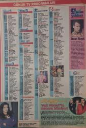 SABAH GAZETESİ-YENİ-TV GUİDE DERGİSİ-MODERN TV DERGİSİ-7 MAYIS-13 MAYIS-SAYI:68-1994-KAPAK-FOTOĞRAF-RÖPORTAJ-HAFTANIN FİLMLERİ-FİLM REHBERİ-ZÜMRA AYCAN-TÜRK HAFİF MÜZİĞİ-TATLI NİGAR-TÜRKAN ŞORAY-GÜNÜN YILDIZI-PSMAN YAĞMURDERELİ-AYDAN ŞENER-ERCAN AKIŞIK-AZİZ AHMET'TE MACERA BİTMİYOR