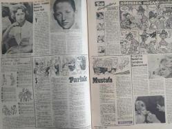 Pazar Haftalık Aktüalite Sinema Tiyatro Müzik ve Magazin Dergisi - 16 Nisan 1961 - Sayı:238 - Kadınlar Pansiyonu - Şundan bundan - Bilmece Bulmaca - Kibar Hırsız çizgi romanı - Hakkınızı helal edin! - Norveç Veliahdı Babasına Boyun Eğdi - Parlak Mustafa - Tıp dünyasından - Köstebek Hüsnü çizgi romanı - Brigitte Bardot'un Çocuğunu Kaçıyorlardı - Pikap ve Kürk getirmek serbest - Beyaz perdede ne var ne yok - Zarif Sade ve Pratik - Zeynep Berk - Hanımlarla Başbaşa - Elsa'nın son gülüşü - Hawaka ve çizgi romanı - Sihirli Değirmen - Vakvaka kardeş, Boncuk, Tilki Amca ile Tavşan Kardeş ve Miki Fare çizgi romanı - Hint Fakirleri Nasıl yılan oynatır? - İnadın sonu - Define Adası - Buffalo Bill çizgi romanı - Tanıdığım kadınlar - Patricia Wymoore - Beyaz Perde Şarlonun ilk evliliği - Çılgın Aşıklar - İki orduda döğüştüm - Yenilmez Yumruk Ben Bolt çizgi romanı - Canlı otomobil Mordi - Marie Stuart - Türk Perdesinde ne var ne yok - Fikret Hakan - Memduh Ün - Nilüfer Sezer - Tam Takım Dergi