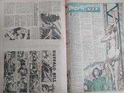 Pazar Haftalık Aktüalite Sinema Tiyatro Müzik ve Magazin Dergisi - 21 Mayıs 1961 - Sayı:243 - Kadınlar Pansiyonu çizgi romanı - Şundan bundan - Kibar Hırsız çizgi romanı - Çemişkezek Ekspresi - Çalışkan İnsanlar - Fakir Zenginler - Maria Schell - Joan Fontaine - Farah Diba - Siyahlı Dul - Müzik Kulübü - Fecri Ebcioğlu - Mafsallarınızı koruyunuz - Hanımlarla Başbaşa - Zeynep Berk - Gary Cooper de öldü - Güneş Sistemi - Vakvaka kardeş, Boncuk, Tilki Amca ile Tavşan Kardeş ve Miki Fare çizgi romanı - Adam olmak başka - Alışveriş nasıl başladı? - Define Adası - Merdivendeki Kız - Çılgın Aşıklar - Beyaz Perde - İki Orduda Döğüştüm - Aşkı Elinizden okuyabilirsiniz - Yenilmez Yumruk Ben Bolt - Aira Cobra - Aşktan da üstün - Genç Kız Kalbi ve Uçan Adam Çizgi romanı - Merdivendeki kız - Neşe Tandoğan - Reşit Baran - Kemal Bekir - Alev Özgün - Mücap Ofluoğlu - Mualla Fırat - Göksel Arsoy - Fikret Hakan - Özdemir Birsel - Ayhan Işık - Belgin Doruk - Sanat Festivali - Tam Takım Dergi