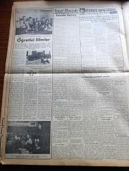 Vatan Gazetesi - 23 Temmuz 1953 - Politikasız Üniversite Yazan Ahmet Emin Yalman Köşe Yazısı - Rus Notasına Cevap Verilecek - Bir Millet Partili Tevkif Edildi - Deniz Malzeme Ambarı Yandı - Malatya Suikastı Davası Savcı On Yedi Sanığın İdamını İstiyor - İdamı İstenen Sanıklar Arasında Necip Fazıl Kısakürek Ve Hüseyin Üzmez de Var - Milli Tesanüt Birliği Türkçe Kuran Müsabakası Açıyor - Doğu Almanya'ya Gıda Yardımı Kesilmeyecek - Bina Yapımını Teşvik Kanunu - İçimizdeki Şeytan Yazan Raymond Radiguet Yazı Dizisi - Şehir Bandosu Açık Hava Konseri Verecek - İsrail'de Gösteriler - Fotoğraflarla Haberler - Etibank'ta Yeni Bir Suistimal İddiası - Sovyet Filmlerine Mısır'da Müsaade Edildi - İstanbul Kapılarında Fethin Büyük Tarihi Romanı Yazan Feridun Fazıl Tülbentçi Yazı Dizisi - İstanbul Operası - Öğretici Filmler Yazan Sadun Tanju - Tuna'dan Şimal Denizine 1953 Avrupası Yazan Burhan Arpad Yazı Dizisi - Eğitim Öğretim Gençlik Köşesi - Yeni Bir Gün Doğacak Yazan Emmanuel Robles Yazı Dizisi