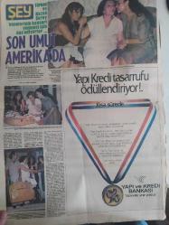 Şey Haftalık Magazin ve Siyasi Aktüalite Gazetesi - 17 Ağustos 1981 - Sayı:48 - Müjde Ar ile Tarık Akan'ın fotoğraflarına bakın ve siz karar verin - Önce dayak yedi sonra sevişti - Fahrettin Aslan - Emel Sayın - Sacit Aslan - Yüksel Uzel - Nebahat Çehre - Selma Güneri - Hümeyra - Emel Sayın - Selçuk Aslan - Nükhet Duru sevdalandı - Zeki Alasya'nın çekeceği var - Nükhet Duru - Sezen Aksu - Gülistan Okan - Can İmer - Ayşe Mine - Mesut Mertcan istifaya yol açan neden - Talat Bulut sinema uğruna hamallık yapıyor - Bizim Pam ve Baby - Gülşen Bubikoğlu gerçeği kendi ağzından söyledi - Ayten Alpman - Perran Kutman - Koral Sarıtaş - Lale Belkıs - Seçil Heper - Gökben'in kayınpederi öldü - Meral Zeren 10 bin liraya fıstıkçıya gitti - Türkan Şoray - Nazan Şoray - Son Umut Amerika'da fotoğraf ve haberi - Gazete tam değildir sadece 10 sayfası mevcuttur